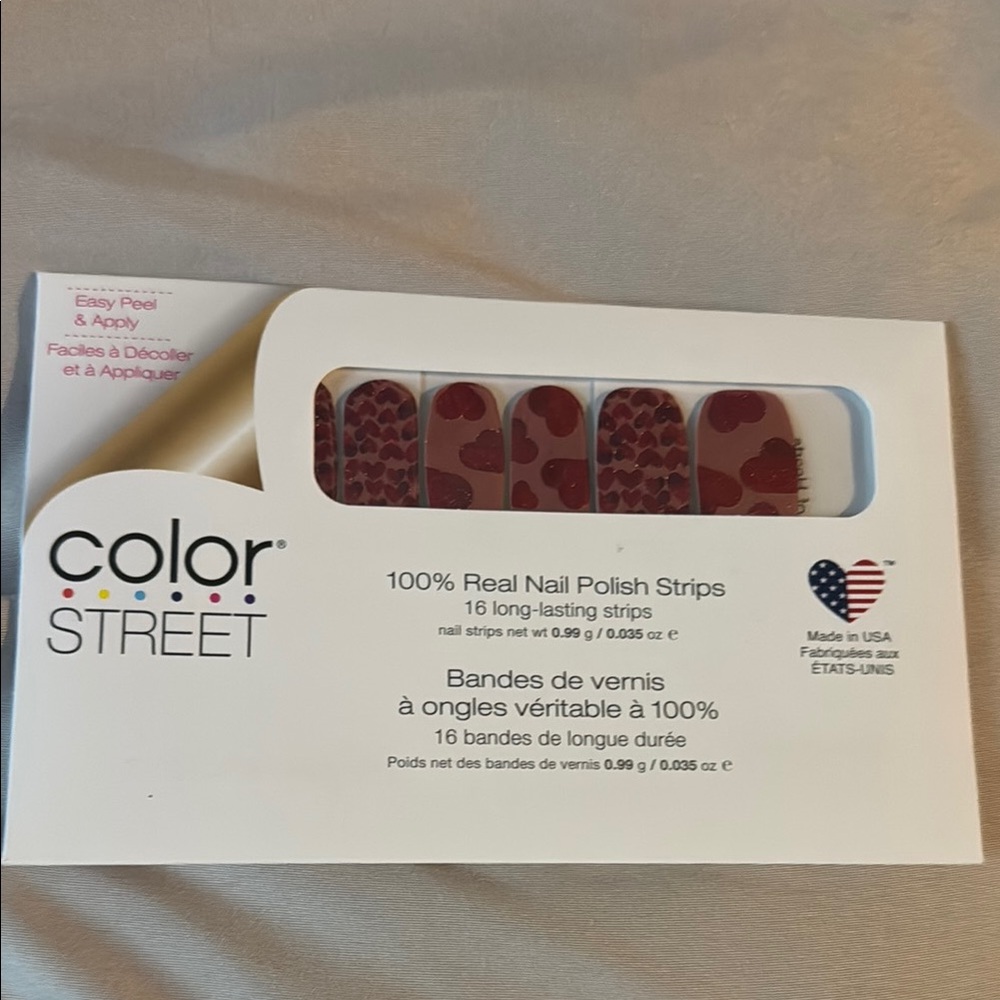 Color Street Red Nail Polish Strips Thief of Hearts